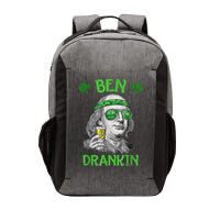 St Patricks Day, Ben Drankin, Funny St Patricks Day, St Patricks Day Drinking Vector Backpack