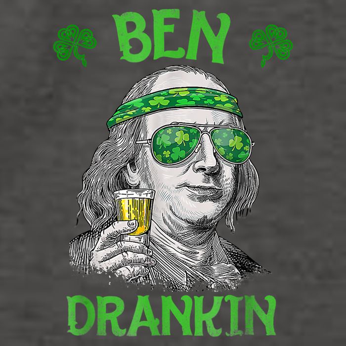 St Patricks Day, Ben Drankin, Funny St Patricks Day, St Patricks Day Drinking Vector Backpack