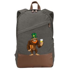 St Patrick's Day Brewer Bigfoot Cotton Canvas Backpack