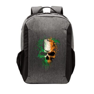 St Patricks Day Skull Irish Flag Teens Vector Backpack