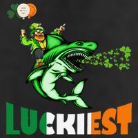 Saint Patrick's Day Funny Leprechaun Riding Shark Best Gift Hat