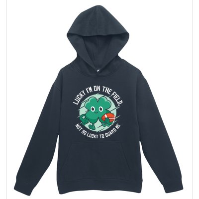 St Patrick's Day American Football Shamrock Clover Rugby Gift Urban Pullover Hoodie