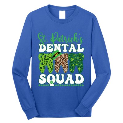 St Patrick's Dental Squad Leopard Tooth For Dentists Gift Long Sleeve Shirt