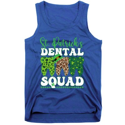 St Patrick's Dental Squad Leopard Tooth For Dentists Gift Tank Top