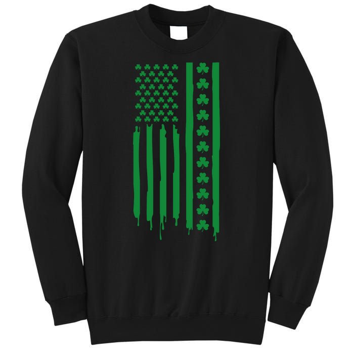 St Patricks Day Usa Flag Gift Sweatshirt