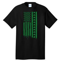 St Patricks Day Usa Flag Gift Tall T-Shirt