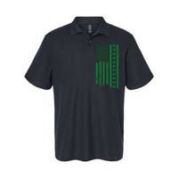 St Patricks Day Usa Flag Gift Softstyle Adult Sport Polo