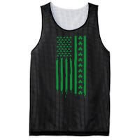 St Patricks Day Usa Flag Gift Mesh Reversible Basketball Jersey Tank