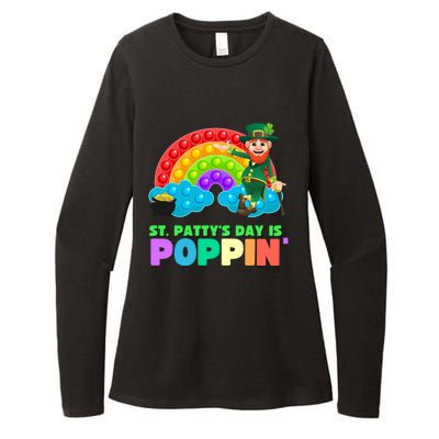 St Patricks Day Pop It Fidget Toy Leprechaun Gift Womens CVC Long Sleeve Shirt