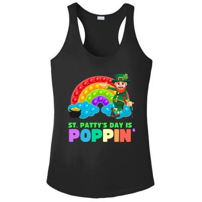 St Patricks Day Pop It Fidget Toy Leprechaun Gift Ladies PosiCharge Competitor Racerback Tank