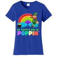 St Patricks Day Pop It Fidget Toy Leprechaun Gift Women's T-Shirt