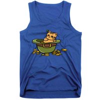 St Patrick's Day Cat And Pot Of Coins Gift Tank Top