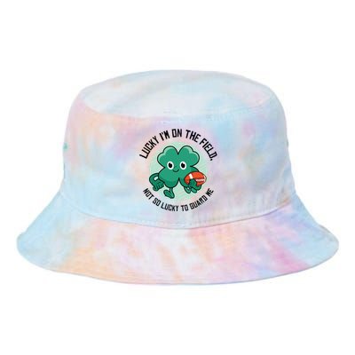 St Patrick's Day American Football Shamrock Clover Rugby Meaningful Gift Tie Dye Newport Bucket Hat