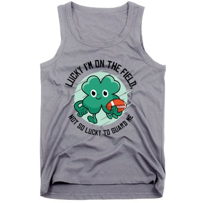 St Patrick's Day American Football Shamrock Clover Rugby Meaningful Gift Tank Top