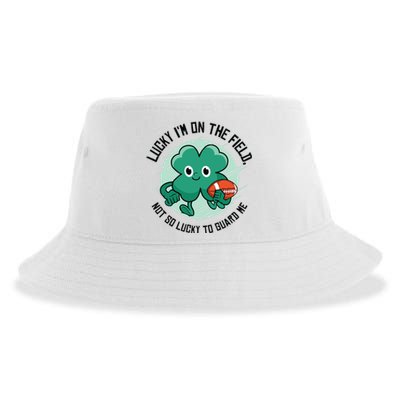 St Patrick's Day American Football Shamrock Clover Rugby Meaningful Gift Sustainable Bucket Hat