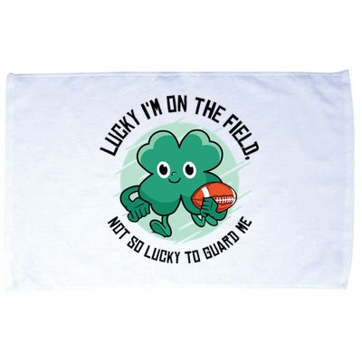 St Patrick's Day American Football Shamrock Clover Rugby Meaningful Gift Microfiber Hand Towel