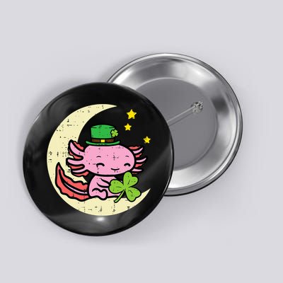 St Patricks Day Irish Axolotl Saint Pattys Button