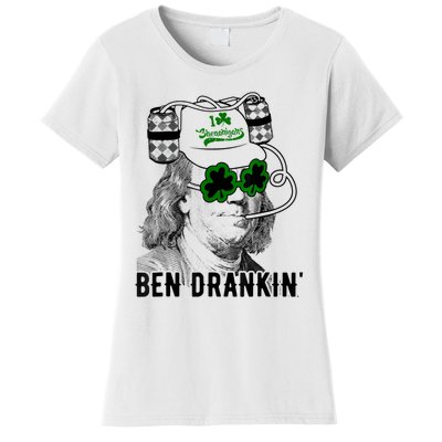 St Patricks Day, Ben Drankin, Funny St Patricks Day, St Patricks Day Drinking Women's T-Shirt