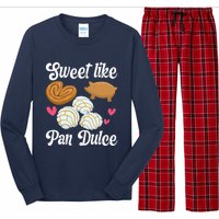 Sweet Pan Dulce Conchas Latina Mexican Mujer Concha Pastry Long Sleeve Pajama Set