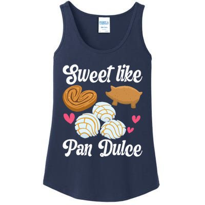 Sweet Pan Dulce Conchas Latina Mexican Mujer Concha Pastry Ladies Essential Tank