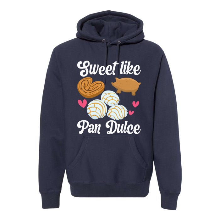 Sweet Pan Dulce Conchas Latina Mexican Mujer Concha Pastry Premium Hoodie