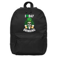 St Patricks Day I Love Day Drinking Funny Gifts Beer Lover 16 in Basic Backpack