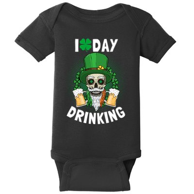 St Patricks Day I Love Day Drinking Funny Gifts Beer Lover Baby Bodysuit
