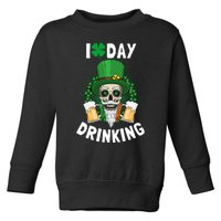 St Patricks Day I Love Day Drinking Funny Gifts Beer Lover Toddler Sweatshirt