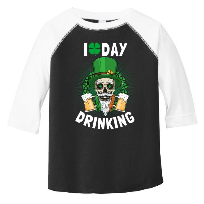 St Patricks Day I Love Day Drinking Funny Gifts Beer Lover Toddler Fine Jersey T-Shirt