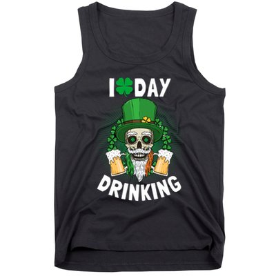 St Patricks Day I Love Day Drinking Funny Gifts Beer Lover Tank Top