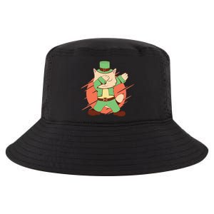 St Patrick's Day Cat Dabbing Dab Funny Gift Cool Comfort Performance Bucket Hat