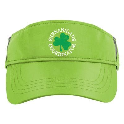 St Patricks Day Irish Shenanigans Coordinator Shamrock Adult Drive Performance Visor