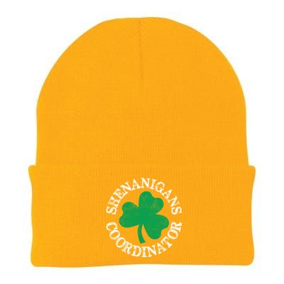 St Patricks Day Irish Shenanigans Coordinator Shamrock Knit Cap Winter Beanie