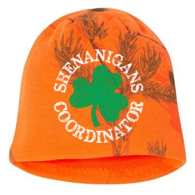 St Patricks Day Irish Shenanigans Coordinator Shamrock Kati - Camo Knit Beanie