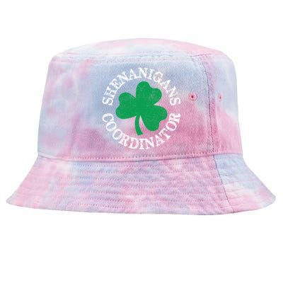 St Patricks Day Irish Shenanigans Coordinator Shamrock Tie-Dyed Bucket Hat