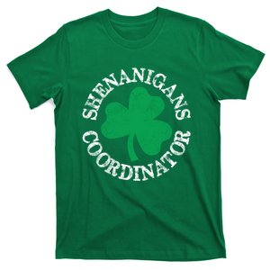 St Patricks Day Irish Shenanigans Coordinator Shamrock T-Shirt