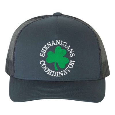 St Patricks Day Irish Shenanigans Coordinator Shamrock Yupoong Adult 5-Panel Trucker Hat