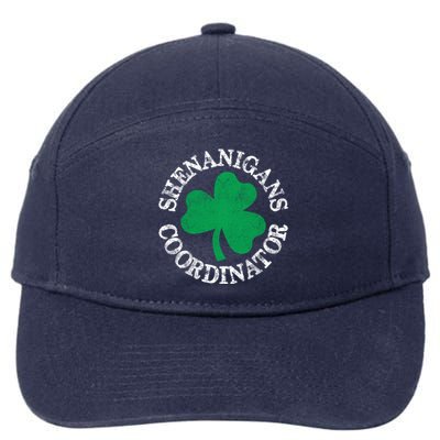 St Patricks Day Irish Shenanigans Coordinator Shamrock 7-Panel Snapback Hat