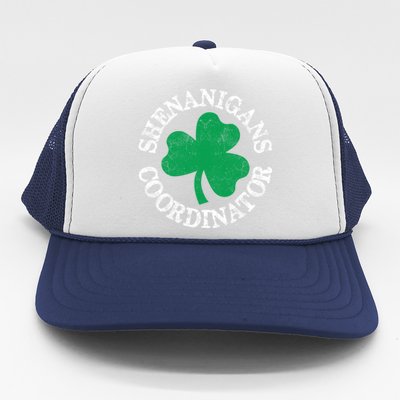 St Patricks Day Irish Shenanigans Coordinator Shamrock Trucker Hat