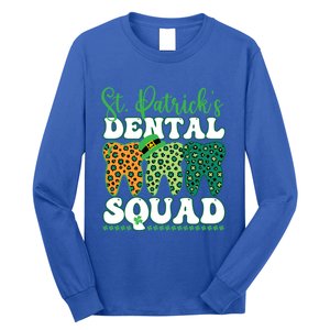 St Patrick's Dental Squad Leopard Tooth For Dentists Gift Long Sleeve Shirt