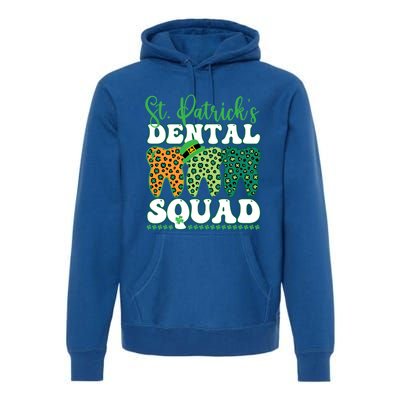 St Patrick's Dental Squad Leopard Tooth For Dentists Gift Premium Hoodie