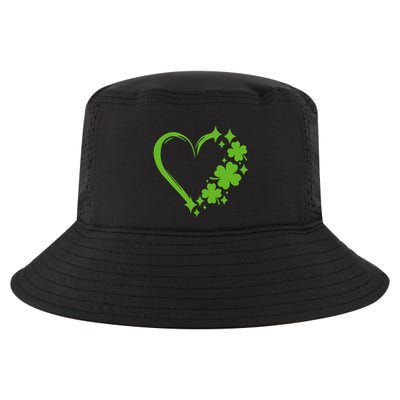 St Patricks Day Cute Heart Love Shamrock St Patricks Day Cool Comfort Performance Bucket Hat