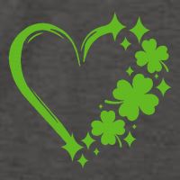 St Patricks Day Cute Heart Love Shamrock St Patricks Day Vector Backpack