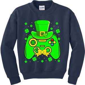 St Patricks Day Video Game Gaming Gamer Gift Kids Sweatshirt