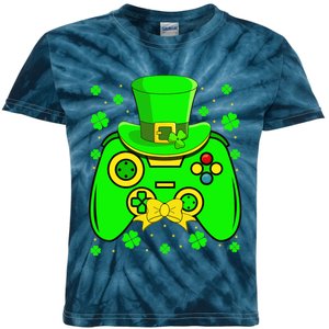 St Patricks Day Video Game Gaming Gamer Gift Kids Tie-Dye T-Shirt