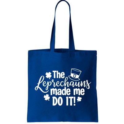 St Patricks Day The Leprechauns Made Me Do Icute Gift Shamrock Gift Bag