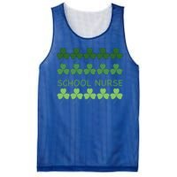 St Patricks Day School Nurse Cool Gift Mesh Reversible Basketball Jersey Tank