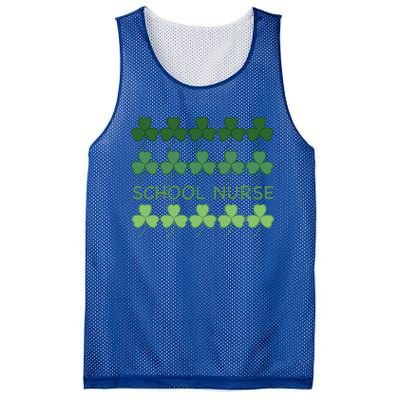 St Patricks Day School Nurse Cool Gift Mesh Reversible Basketball Jersey Tank