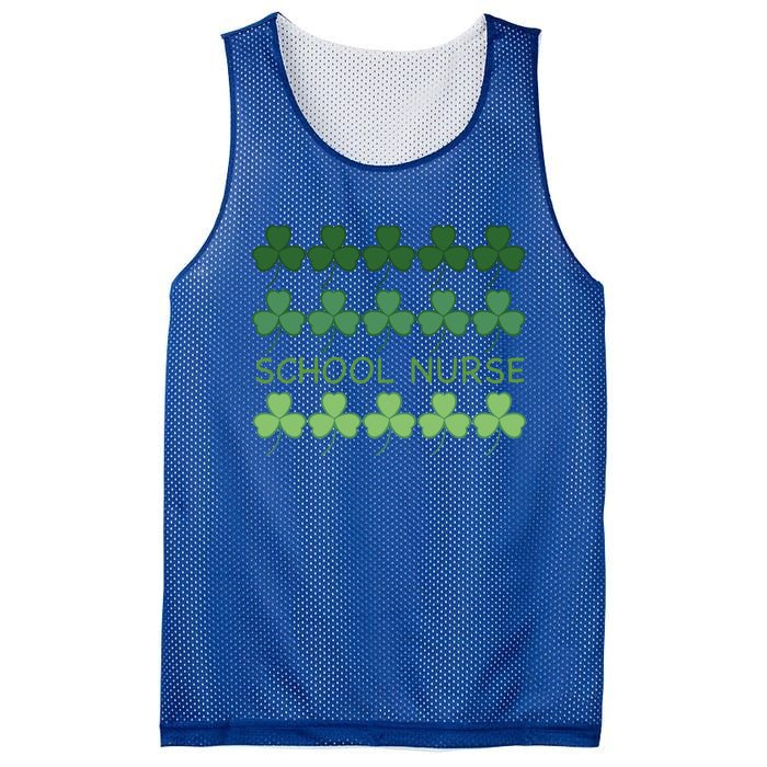 St Patricks Day School Nurse Cool Gift Mesh Reversible Basketball Jersey Tank