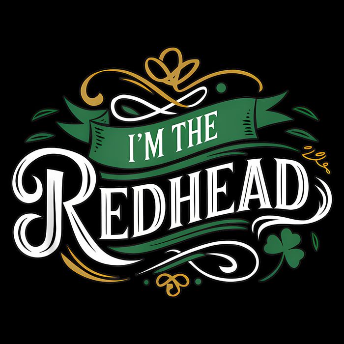  St. Patrick's Day Dibs on the Redhead I'm the Redhead Button
